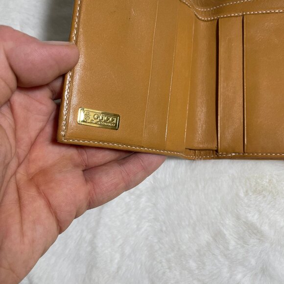 Gucci GG Vintage Monogram Guccissima Leather Compact Wallet Kisslock Clasp - Picture 9 of 15